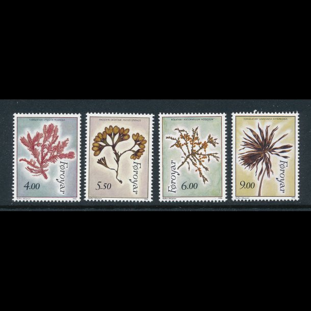 .284-87, **, Færøske frimærker, tangplanter, komplet sæt, 4993