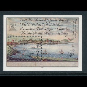 .153, **, Frim�rkeudstillingen Hafnia 87, F�r� miniark, 4911