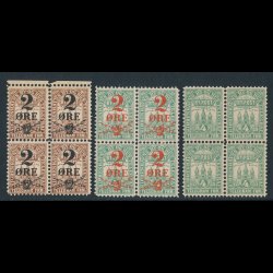 By post mrker, Kbenhavn, 3 forskellige, .4, ,20, .21, 5822