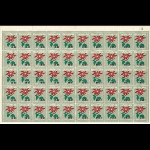 1951 p 1950, Julestjerne, helark, foldet,