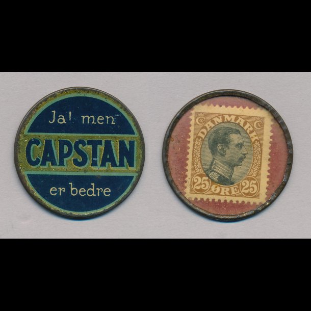 1921-22, Capstan, 25 re frimrke,