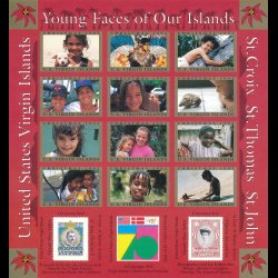 1990 - 1992, Ark julemrker, Amerikansk velgrenhed, Dansk VestIndien, lbnr 3025,