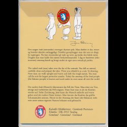   1993 - 1995, Landdyr i Grnland, frimrker, plydende 64 kr, nedsat fra 49,-kr,