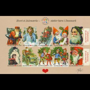 2013,  Gamle glansbilleder, selvkl�bende miniark,