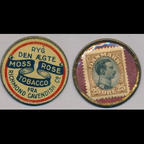 1921-22, Moss Rose, 25 �re frim�rke,