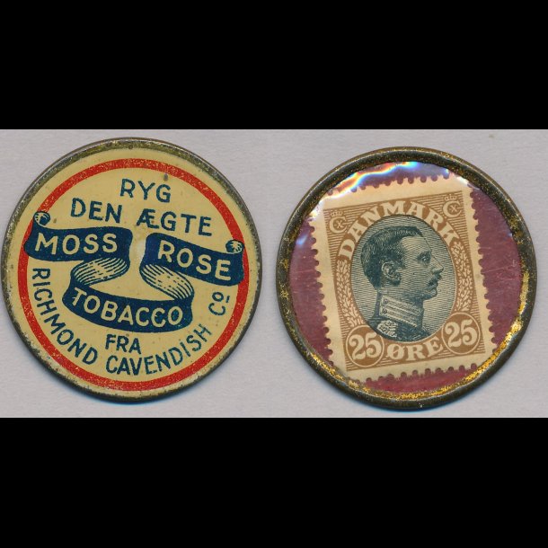 1921-22, Moss Rose, 25 re frimrke,