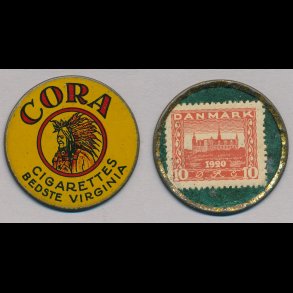 1921-22, Cora, 10 �re frim�rke,