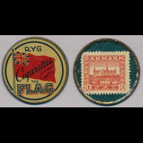 1921-22, The Flag, 10 �re frim�rke,