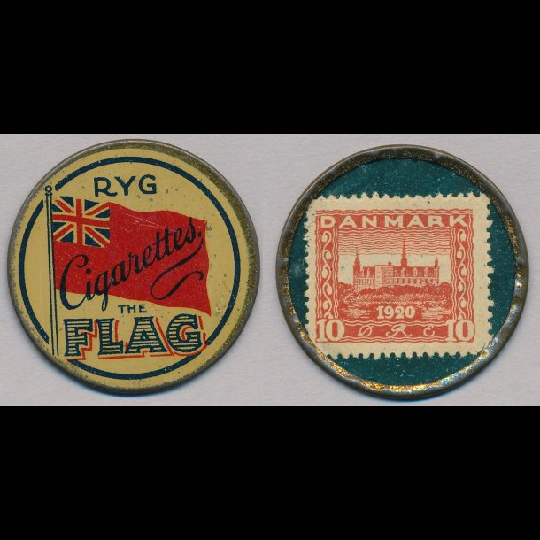 1921-22, The Flag, 10 re frimrke,