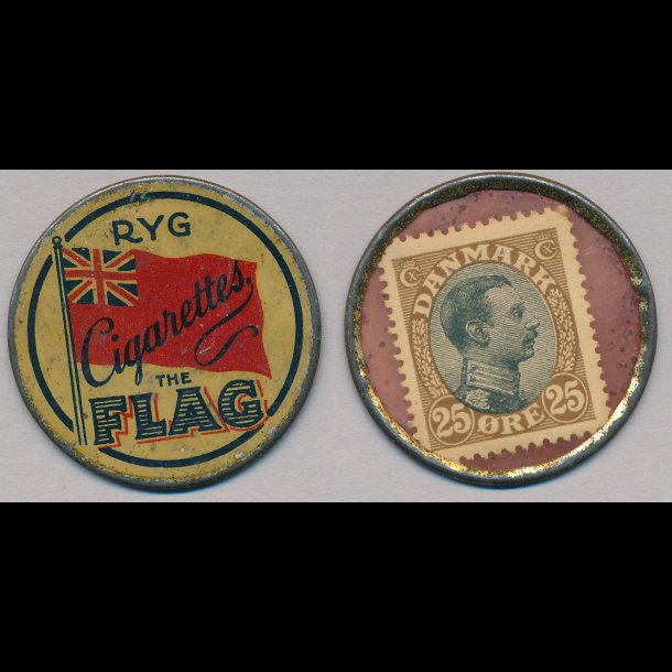 1921-22, The Flag, 25 re frimrke,