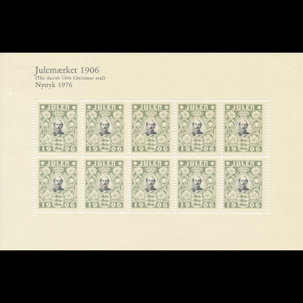 1904-1984, Danske julem�rker i nytryk, katalog v�rdi 6.552,-kr, lbnr 5123