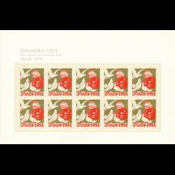1904-1984, Danske julem�rker i nytryk, katalog v�rdi 6.552,-kr, lbnr 5123