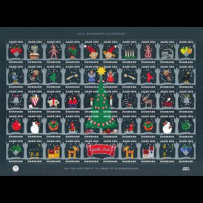 2014, Klassisk jul, selvklbende helarkark,