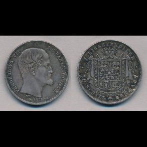 1851, VS, Frederik VII, 1 Rigsbankdaler, 1+, 