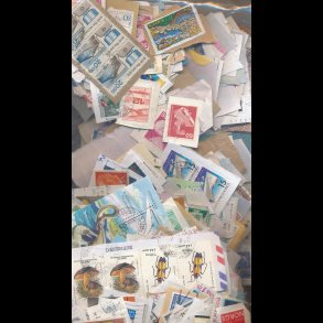 250g  Hele verden, brevklip, 5042,