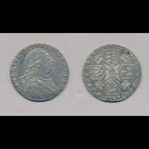 1787, England, George III, 6 pence, 01
