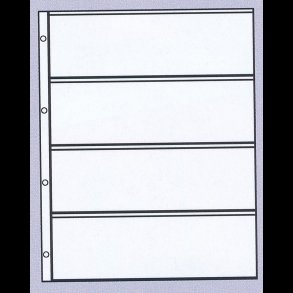 Hartberger lommer til sedler, 4 rum, S-4, 818414,