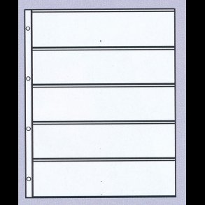 Hartberger lommer til sedler, 5 rum, S-5, 818415,