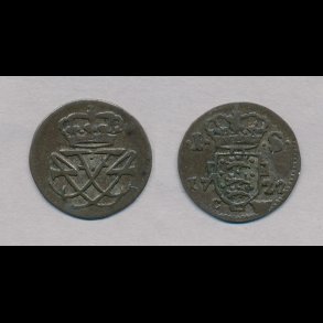 1723, Frederik IV,  skilling, 1, H51,