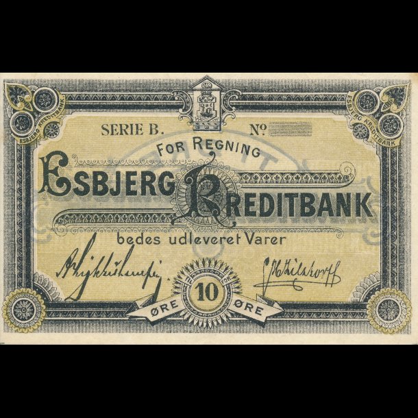 Esbjerg Kreditbank, 10 re, 0, S19,