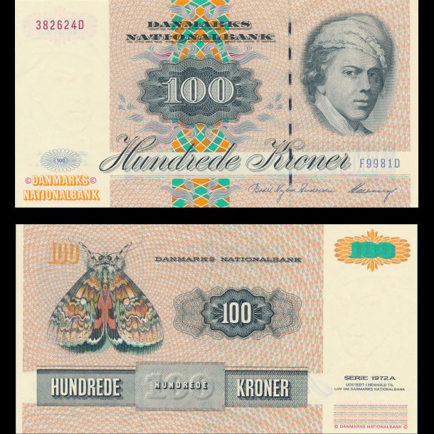 1998, 100 kroner, seddel, G0 serie, 0 / 01,