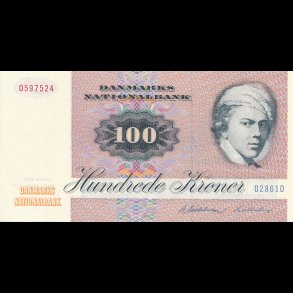 1986, 100 kroner, seddel, 0 / 01,
