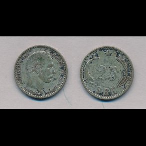 1900, 25 �re, s�lv, 1+,