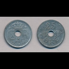 1944, 25 re, zink, 0 / 01,