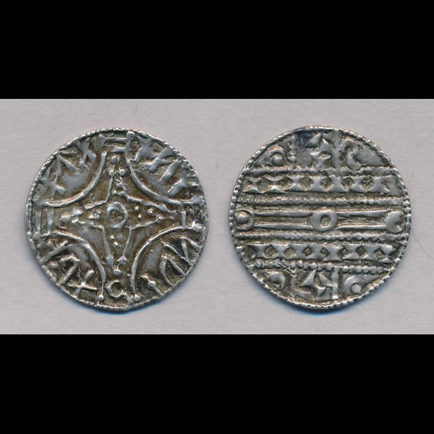 1047 - 1075, Svend Estridsen, Hbg 39, rune pennig, Roskilde, 1+, 