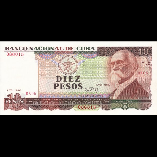Cuba, 10 pesos, 1697, *