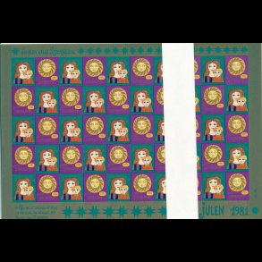 Skalaark 1979, 80 og 81, takket og utakket, Nedsat fra 325,-kr, lbnr 4003,