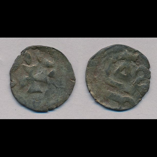 1286-1319, Erik Menved, denar, 1+ / 1, MB 510,