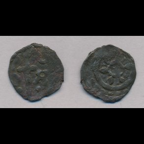 1286-1319, Erik Menved, denar, 1+ / 1, MB 495, NEDSAT fra 800,-kr