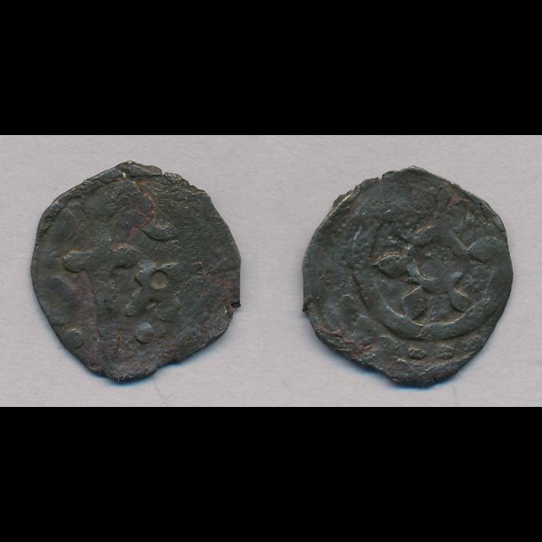 1286-1319, Erik Menved, denar, 1+ / 1, MB 495,