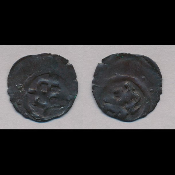 1286-1319, Erik Menved, denar, 1+ / 1, MB 604,
