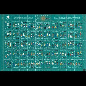 1959 p 1953, Brn i nationaldragt, helark, ufoldet, 