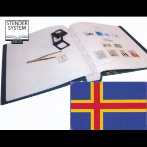 Stender album SUPERB, �land komplet 1984 - 2023,