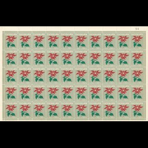 1950, Julestjerne, helark, ufoldet,