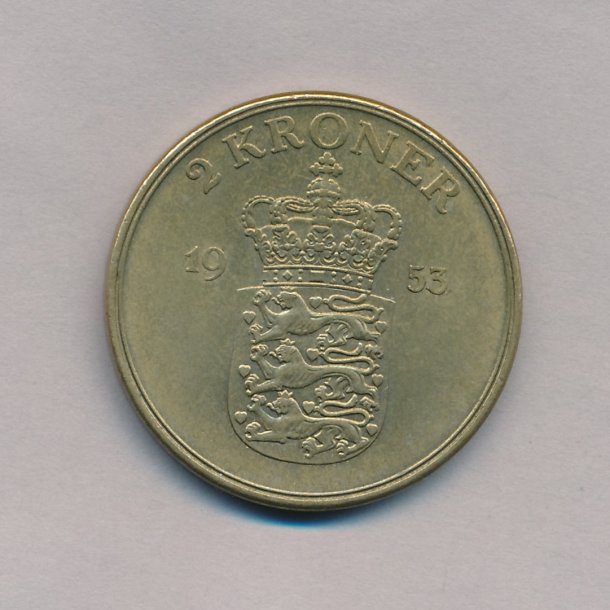 1953, Frederik IX, 2 kroner, 01,