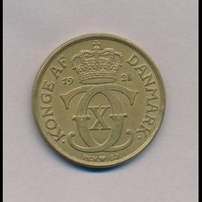 1925, 2 kroner, 1+,