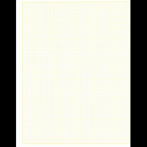 Stender blankoblade, gule tern, 50 stk,