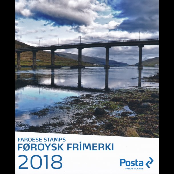 2018, Frerne rsmappe, postpris 424,-kr