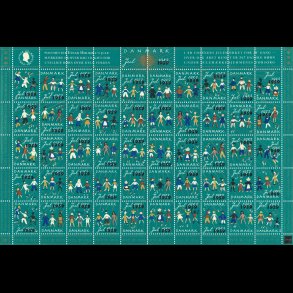 1959 p 1953, Julemrker, helark, Danmark, foldet, mrke 31 er 1950!