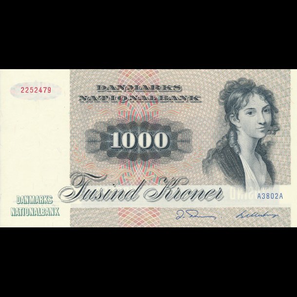 1980, 1000 kroner, Danmark, 01 / 0,