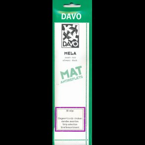 � pris, Klemlommer, pakke med 30 stk assorterede st�rrelser, til striber, SORTE, Davo,