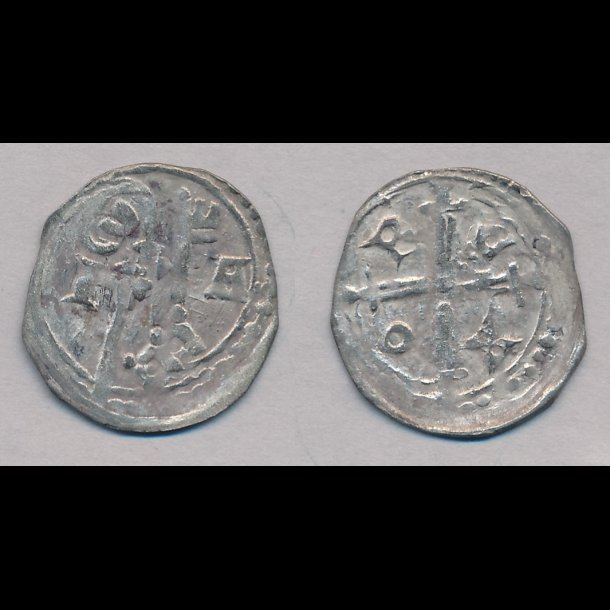 1252-59, Christoffer I, penning, Roskilde, MB78, 1 / 1+,