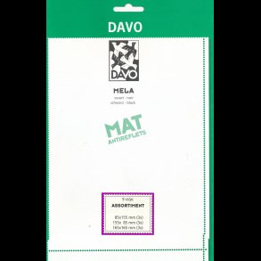 Sorte klemlommer i 9 stk pakning, forskellige st�rrelser (NL),