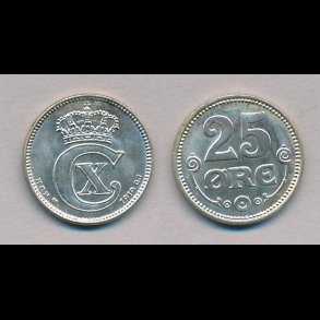 1919, 25 �re, s�lv, 0,