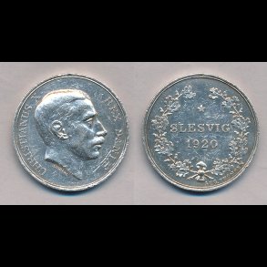 1920, Slesvig erindringsmedalje, 1+, Nedsat fra 500,kr,