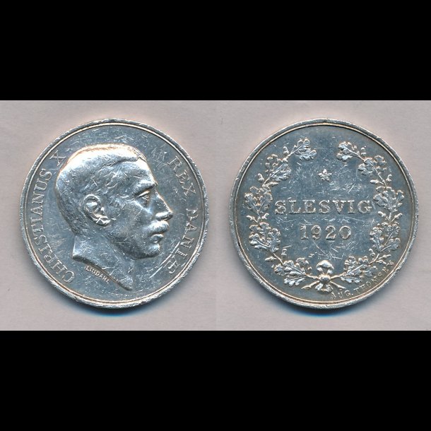 1920, Slesvig erindringsmedalje, 1+, 